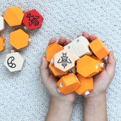 Wooden Bee Hive Blocks