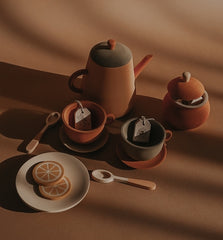 Handmade Wooden Tea Set