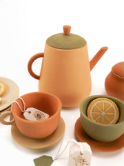 Handmade Wooden Tea Set
