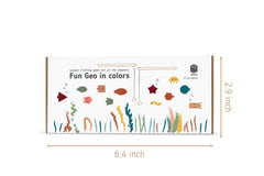Wooden Fishing Set with Magnetic Geo Fish