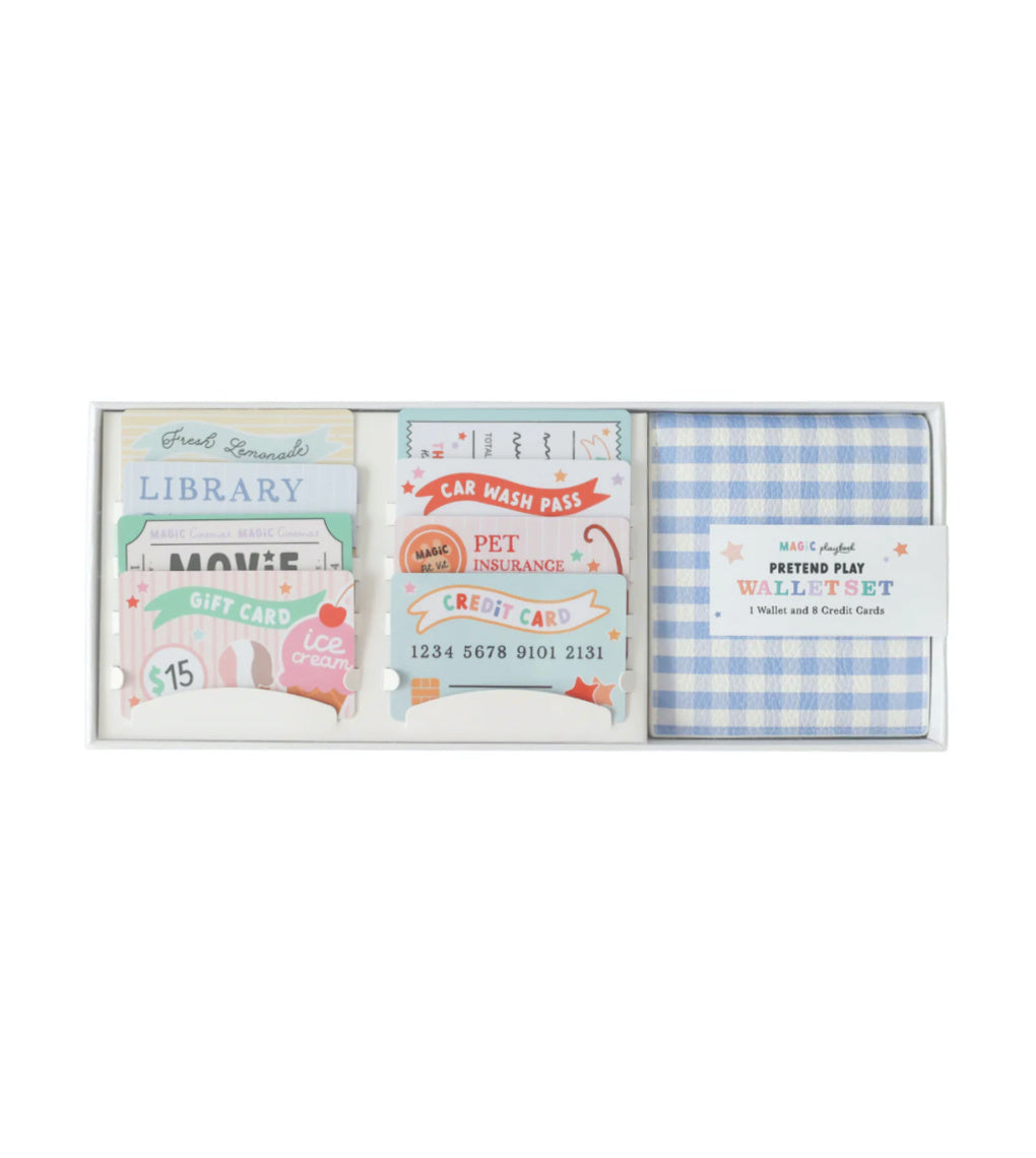 Pretend Play Wallet + Credit Card Set