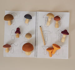 Raduga Grez Wooden Mushroom Set