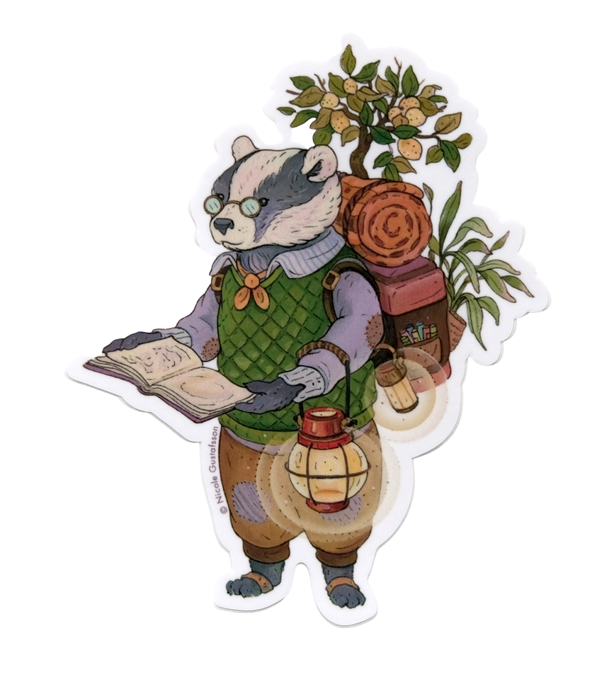 Badger Sticker
