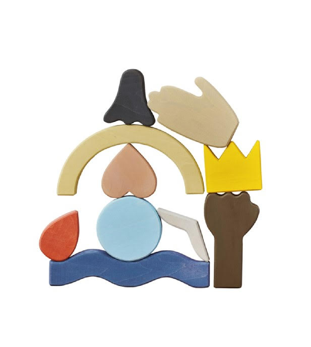Diversity Wooden Building Blocks