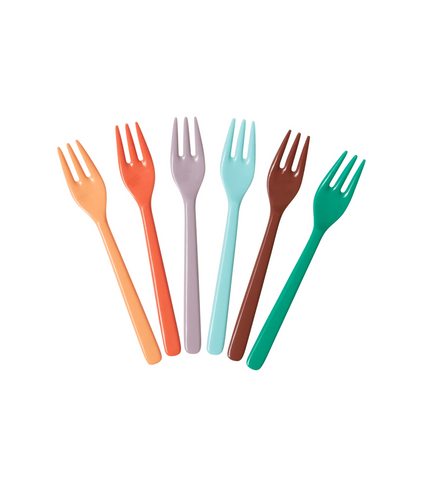 Set of 6 Melamine Forks - Follow the Call of the Disco Ball