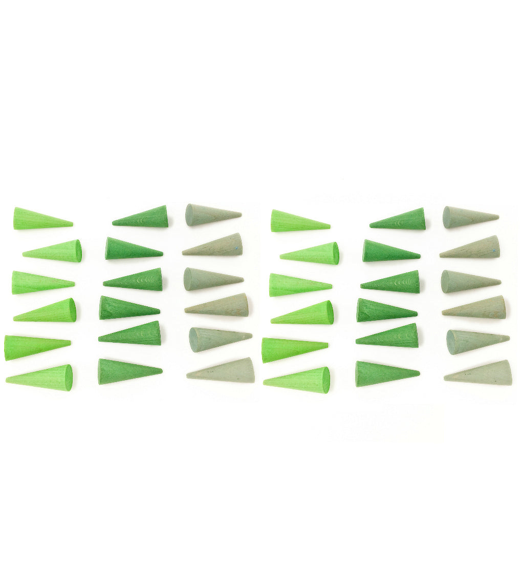 Grapat Mandala Green Cones