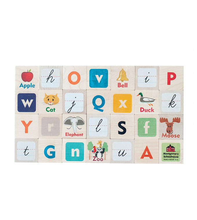 ABC Picture Blocks | Handmade Wooden Toys | Brimful