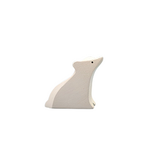 Brin d’Ours Wooden Polar Bear Cub - Sitting