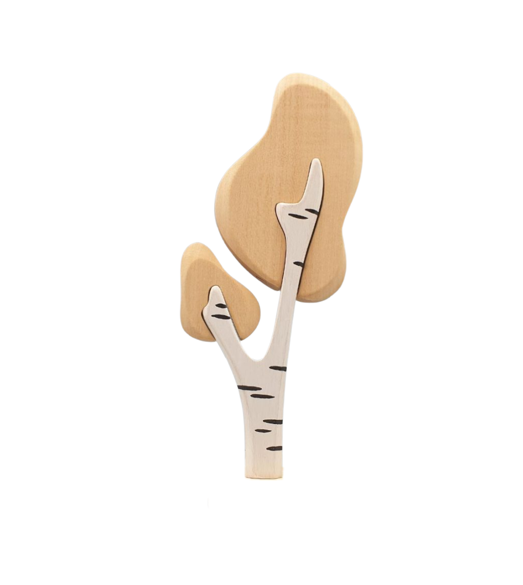 Brin d’Ours Three-Piece Winter Birch Tree