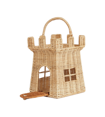 Olli Ella Rattan Castle Basket