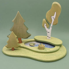 Brin d’Ours Wooden Meadow with Pond