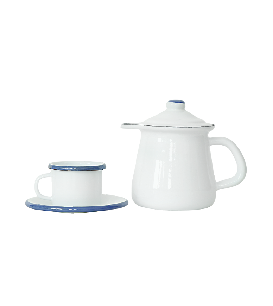 Enamel Tea Set