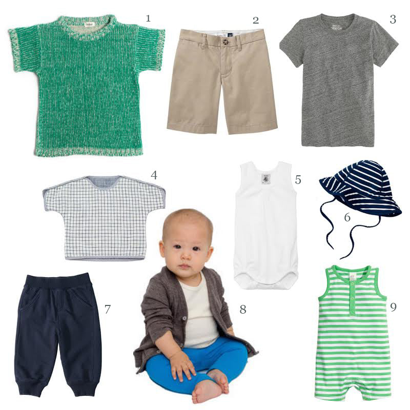 Classic Spring/Summer Clothes for Little Boys