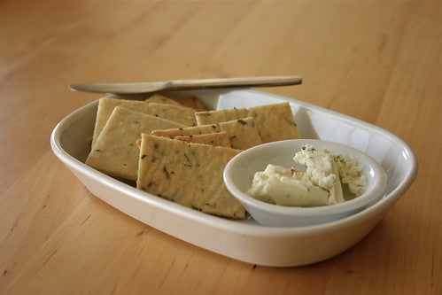 Gluten-Free Rosemary Crackers