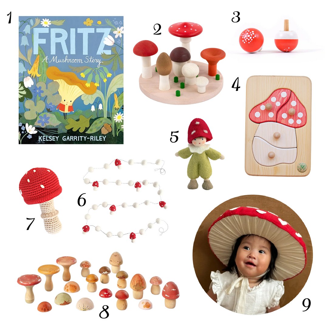 9 Whimsical Toadstool + Mushroom-Themed Gifts