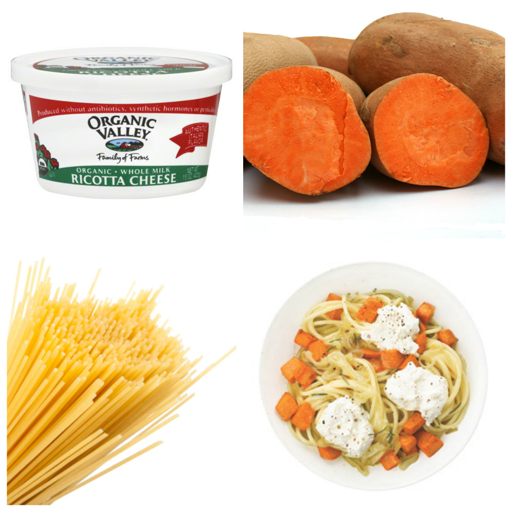 Spaghetti With Sweet Potatoes and Ricotta