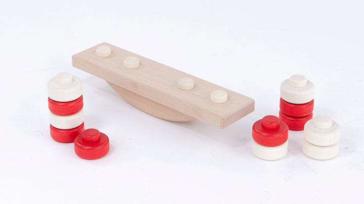Wooden Balance Scale