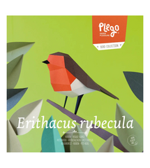 European Robin - Bird 3D Paper Figure By Plego
