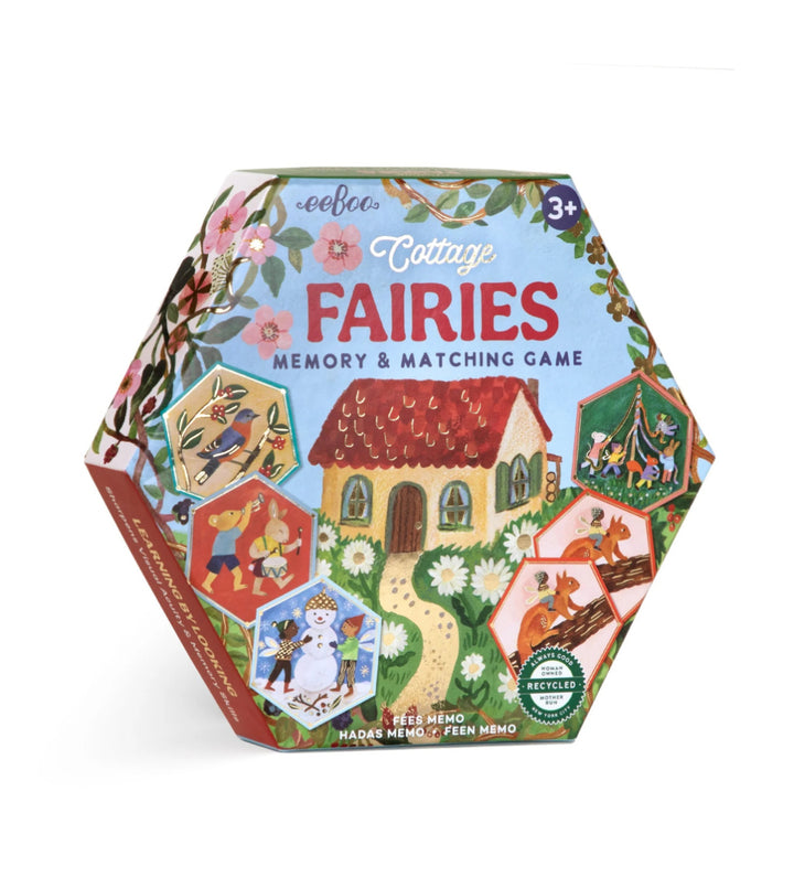 Cottage Fairies Hexagon Matching Game