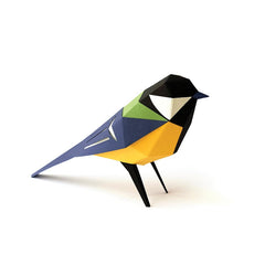 Great Tit - Bird 3D Paper Figure By Plego