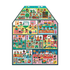 My School is Cool 100 Piece House-shaped Puzzle
