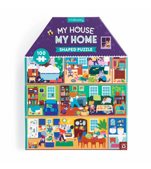 My House, My Home 100 Piece House-Shaped Puzzle