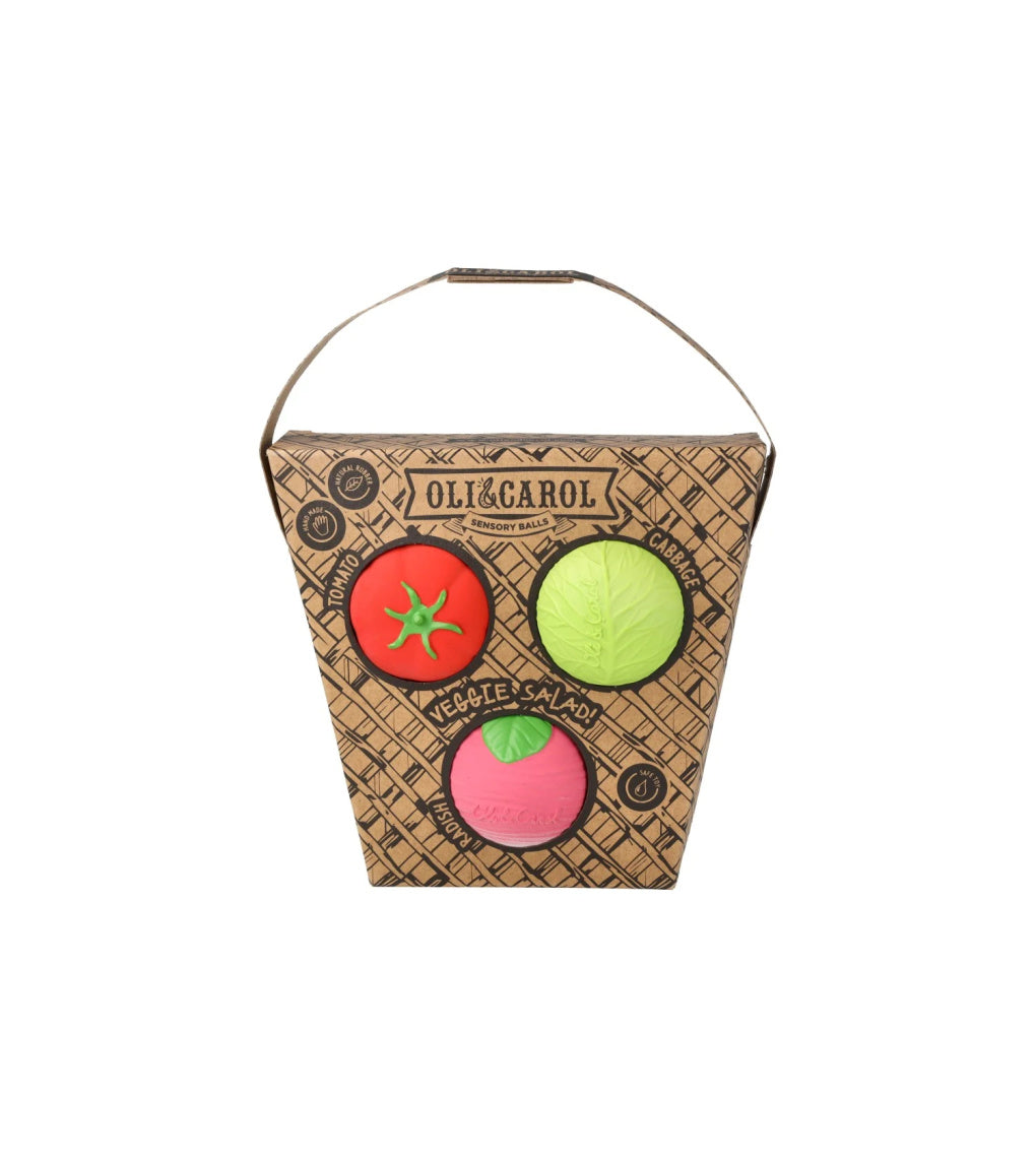 Veggie Salad Baby Sensory Balls