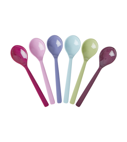 Set of 6 Melamine Spoons - Viva La Vida