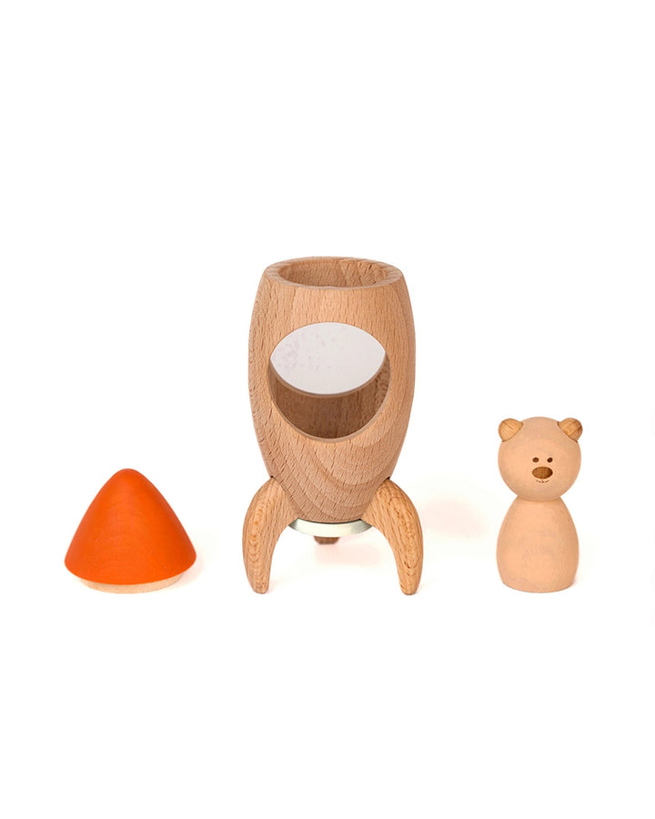 Wooden Rocket Bear