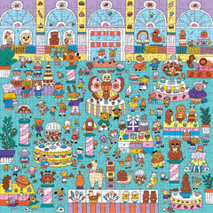 Chocolate Shop 500 Piece Search and Find Family Puzzle