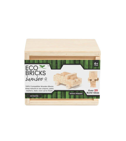 45 Piece Bamboo Eco-Bricks Set