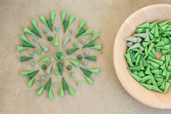Grapat Mandala Green Cones