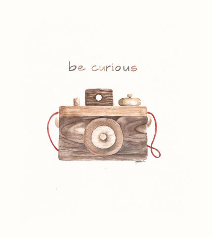 Be Curious | Watercolor Print | Ruth Simons | Wall Decor