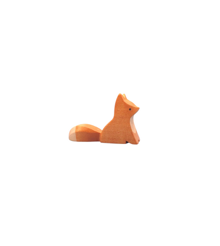 Brin d’Ours Wooden Baby Fox - Sitting