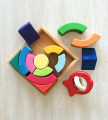 Introductory Building Blocks | Glueckskaefer | Wooden Toys