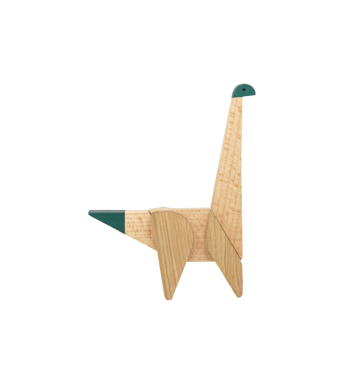Wooden Magnetic Brachiosaurus
