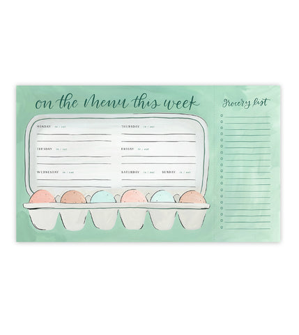 Egg Menu Notepad