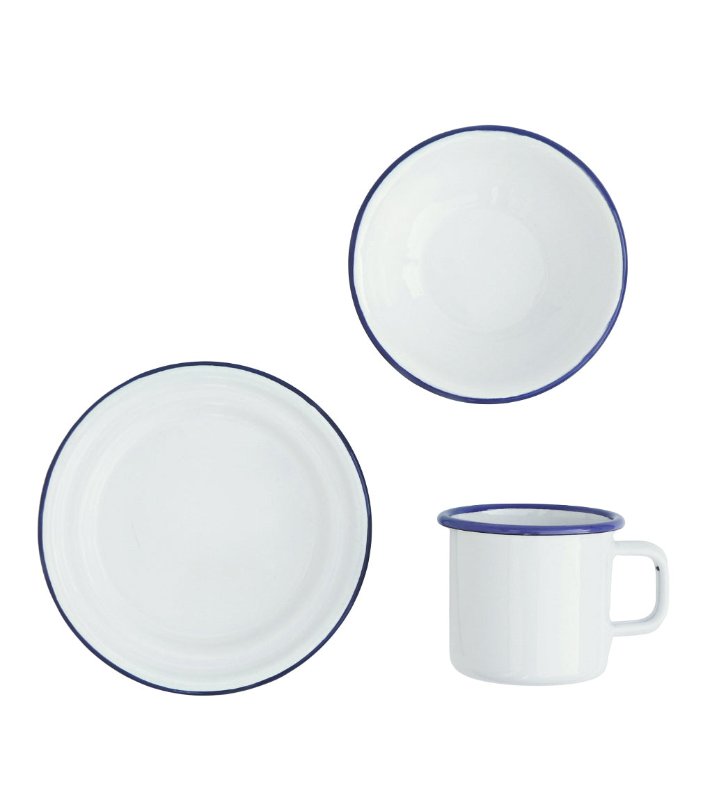 Enamel Dining Set
