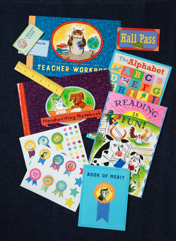 School Pretend Play Activity Set