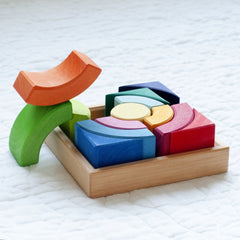 Introductory Building Blocks | Glueckskaefer | Wooden Toys