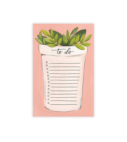 Plant To Do Notepad