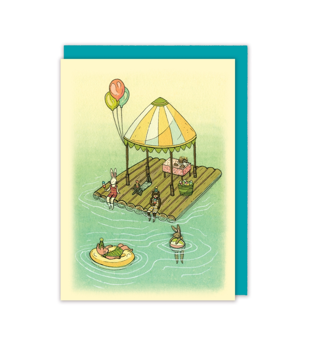 Pool Party Greeting Card
