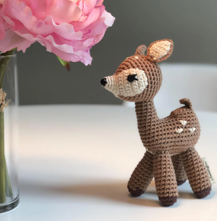 Crochet Fawn Rattle